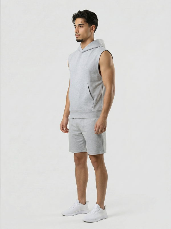TRANNING SLEEVELESS HOODIE